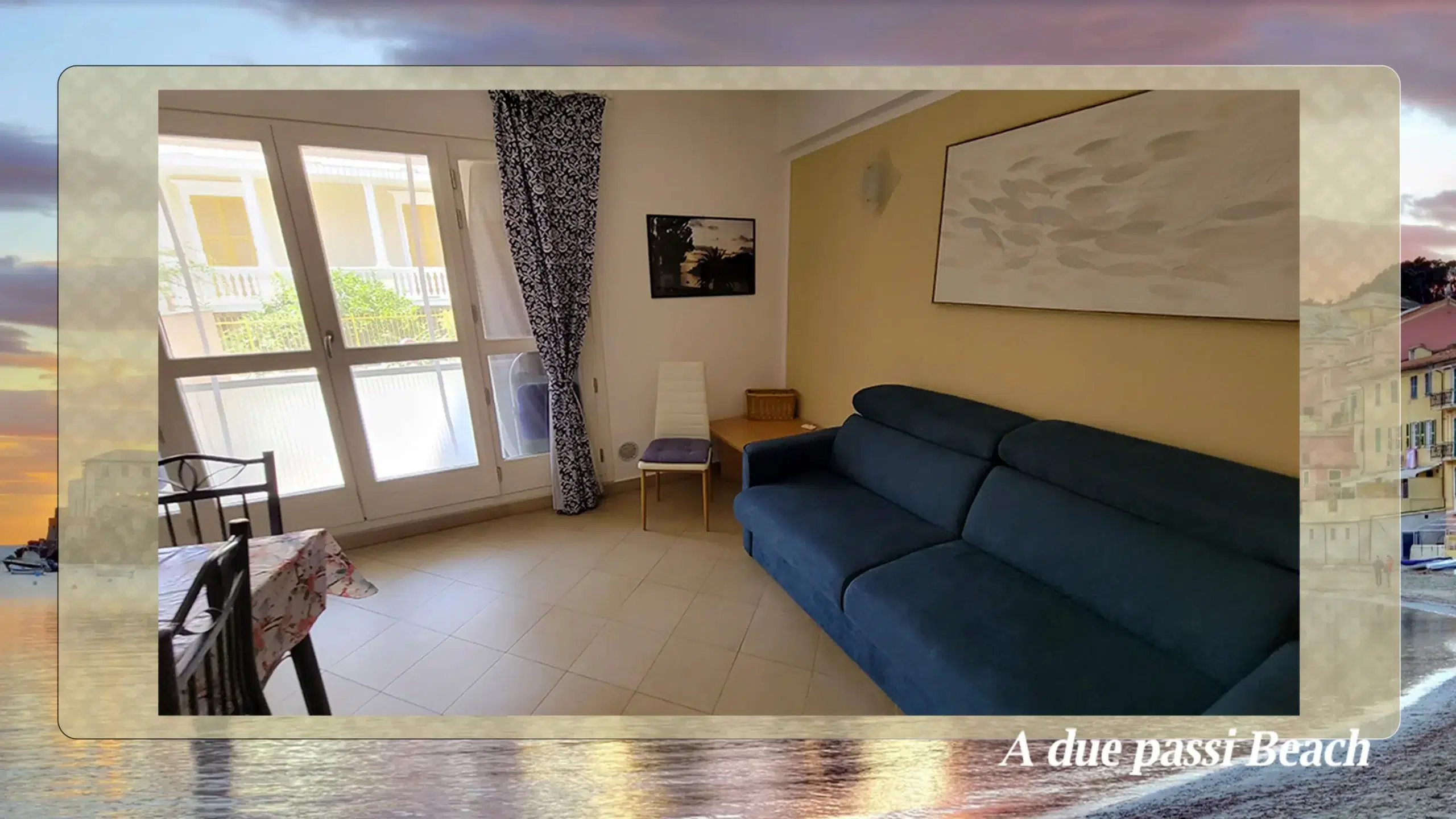 Divano letto comodo - Perfetto per ospiti extra - Due Passi Beach Sestri Levante