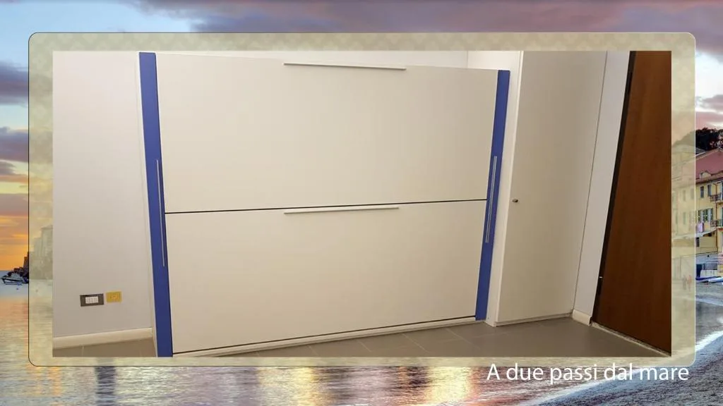 Letto a scomparsa - soluzione salvaspazio - Due Passi dal Mare Sestri Levante